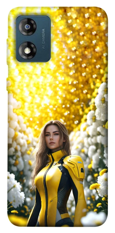 Чохол на Motorola Moto E13 Cyber space girl ver.2 фото 1 з 1