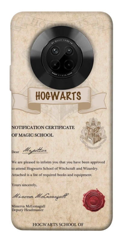 Чохол на Huawei Y9a The Hogwarts acceptance letter фото 1 з 1