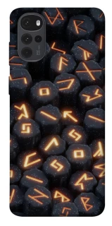 Чехол на Motorola Moto G22 Огненые руны фото 1 из 1