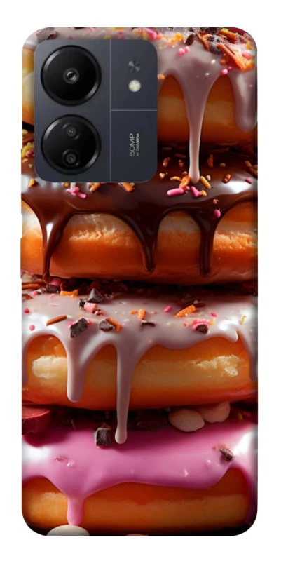 Чохол на Xiaomi Poco C65 Пончики фото 1 з 1