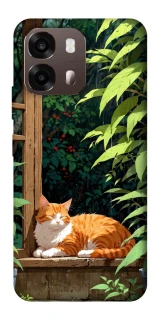 Чехол на Oppo A6 red cat фото 1 из 2