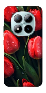 Чохол на Xiaomi Redmi Note 15 Pro+ 5G Червоні тюльпани фото 1 Чохол на Xiaomi Redmi Note 15 Pro+ 5G Червоні тюльпани фото 1 з 1