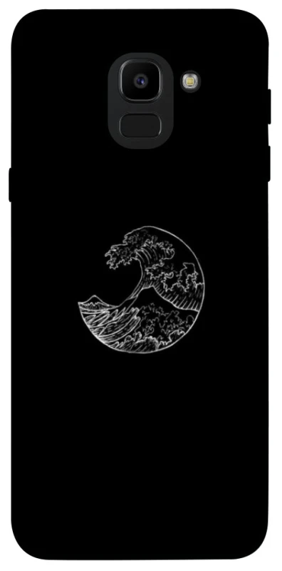 Чохол на Samsung J600F Galaxy J6 (2018) Black tsunami фото 1 з 1