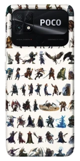 Чохол на Xiaomi Poco C40 Character Selection фото 1 з 1