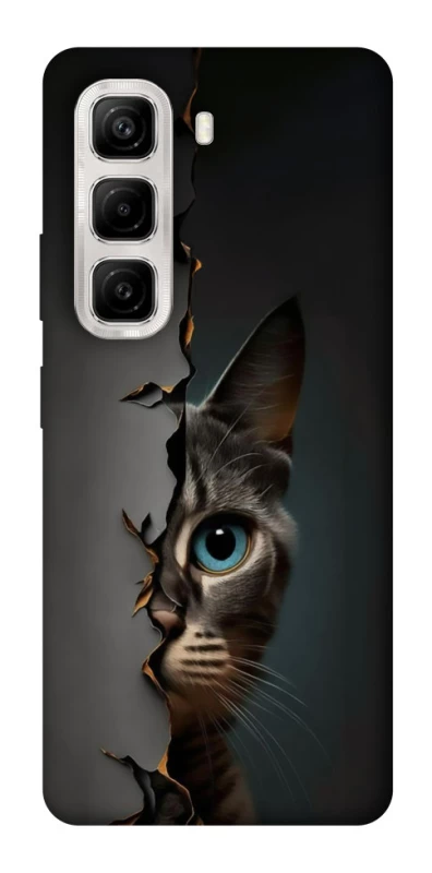 Чохол на Infinix Hot 50 4G Кіт-підглядач v2 фото 1 з 1