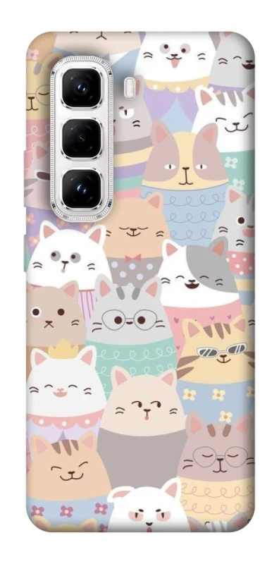 Чехол на Infinix Hot 50 Pro Funny Kittens ver.2 фото 1 из 1