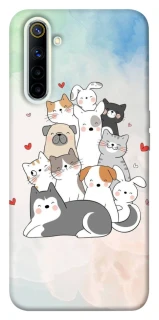 Чехол на Realme 6 Funny Pets ver.2 фото 1 из 1