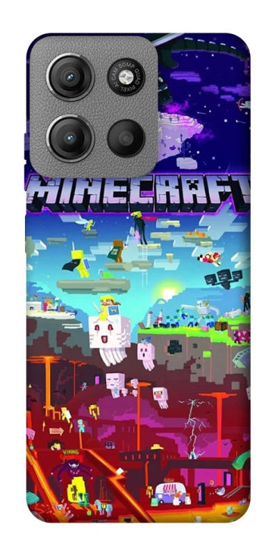 Чохол на Motorola Moto G15 4G Minecraft world фото 1 з 1