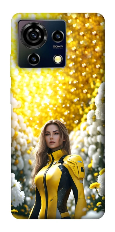 Чехол на ZTE Blade V50 Vita Cyber space girl ver.2 фото 1 из 1