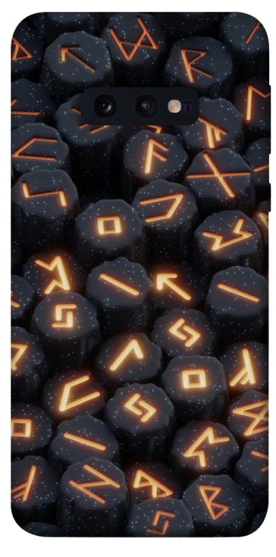 Чехол на Samsung Galaxy S10e Огненые руны фото 1 из 1