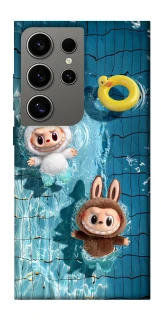 Чохол на Samsung Galaxy S24 Ultra Labubu in the pool фото 1 з 1