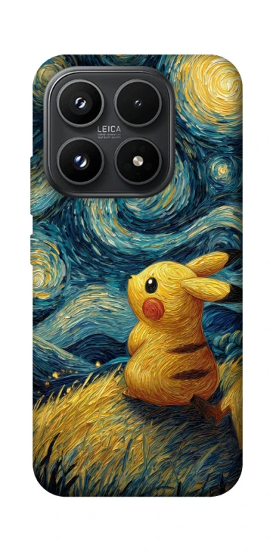 Чехол на Xiaomi 17 Pikachu and Van Gogh фото 1 из 1