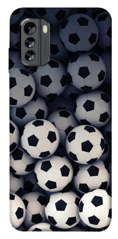 Чохол на Nokia G60 Футбольні м'ячи фото 1 з 1
