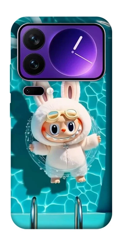 Чохол на Xiaomi 17 Pro Max Labubu in the pool ver.2 фото 1 з 1