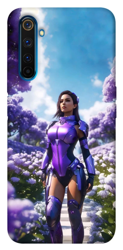 Чохол на Realme 6 Pro Cyber space girl ver.4 фото 1 з 1