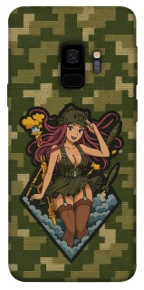 Чохол на Samsung Galaxy S9 Military Waifu фото 1 з 1