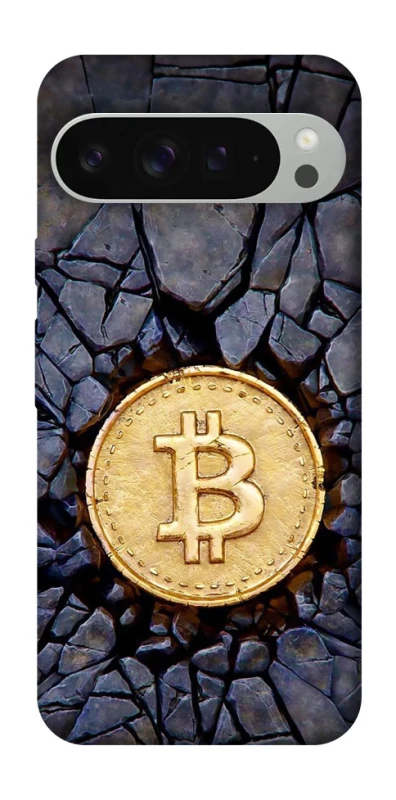 Чохол на Google Pixel 9 Pro XL Bitcoin cracks фото 1 з 1