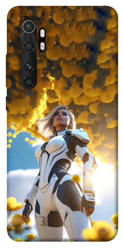 Чохол на Xiaomi Mi Note 10 Lite Cyber space girl ver.3 фото 1 з 1