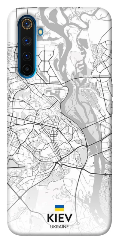 Чохол на Realme 6 Pro Kiev white map фото 1 з 1