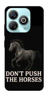 Чехол на ZTE Blade A75 4G Don't push the horses фото 1 из 1