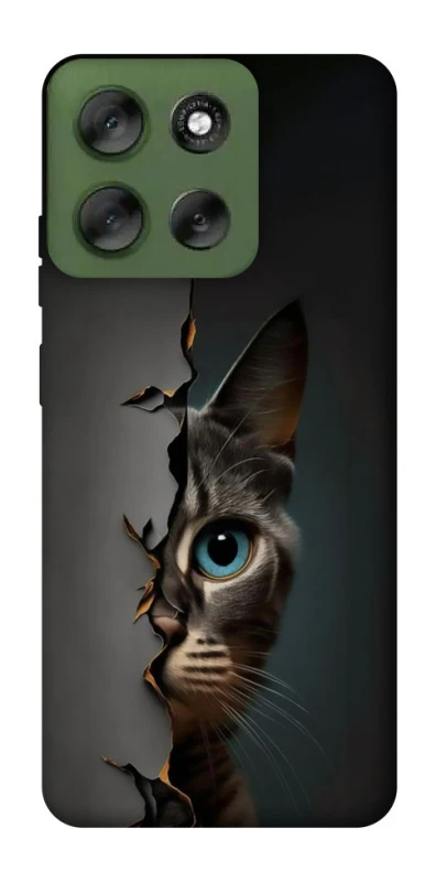 Чохол на Motorola Moto G56 5G Кіт-підглядач v2 фото 1 з 1