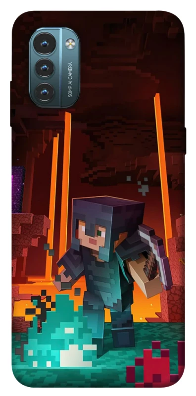 Чехол на Nokia G21 Minecraft game adventure фото 1 из 1
