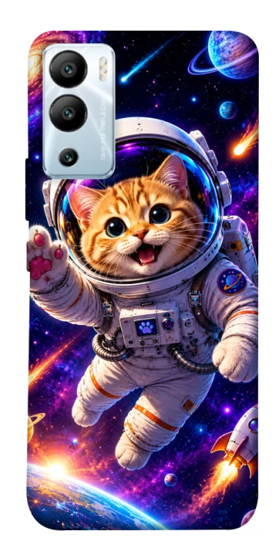 Чехол на Infinix Hot 12i Space Cat фото 1 из 1