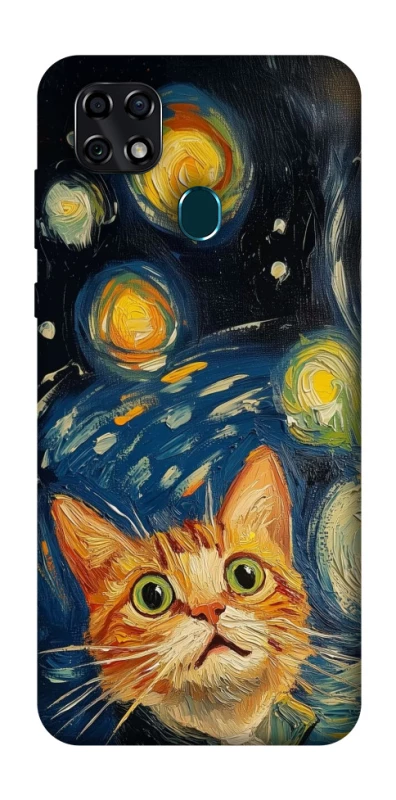 Чохол на ZTE Blade 20 Smart paint cat фото 1 з 1