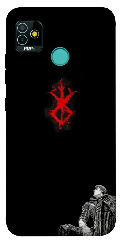 Чехол на TECNO POP 5 berserk black фото 1 из 1