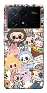 Чохол на Xiaomi Poco X6 All Labubus фото 1 з 1