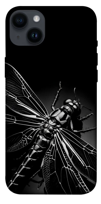 Чехол на Apple iPhone 14 Plus (6.7") Black dragonfly фото 1 из 1