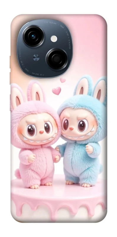 Чехол на TECNO Spark Go 1 Labubu Twins фото 1 из 1