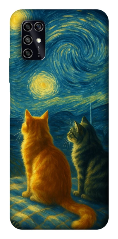 Чохол на ZTE Blade V2020 Smart Cats under the stars фото 1 з 1