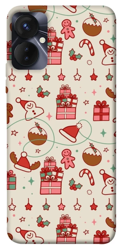 Чехол на TECNO Spark 9 Pro Новогодний v14 фото 1 из 1
