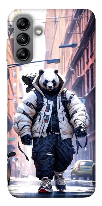 Чехол на Samsung Galaxy A04s Панда курьер фото 1 из 1