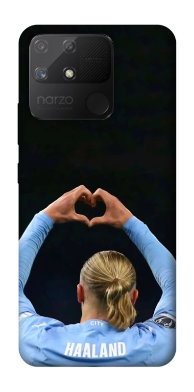 Чехол на Realme Narzo 50A Erling Haaland V2 фото 1 из 1