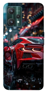 Чехол на Realme 9 Pro Red sports car фото 1 из 1
