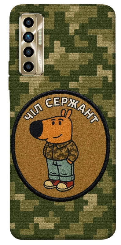 Чехол на TECNO Camon 17P Чил сержант фото 1 из 1
