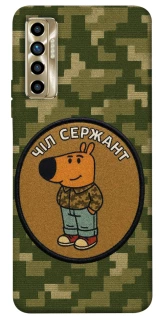 Чехол на TECNO Camon 17P Чил сержант фото 1 из 1