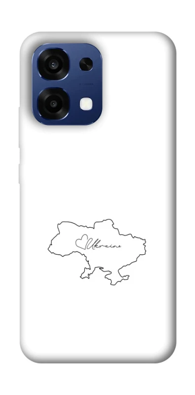 Чехол на Oppo A6 Pro 4G/5G Ukraine map фото 2 из 2