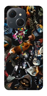 Чохол на TECNO Spark 40C Cartoons фото 1 з 1