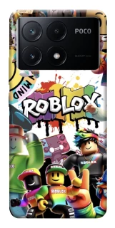 Чохол на Xiaomi Poco X6 Roblox Characters Collage фото 1 з 1