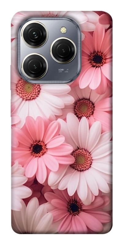 Чехол на TECNO Spark 20 Pro Розовые цветы v2 фото 1 из 1