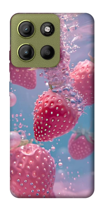 Чехол на Motorola Moto G15 4G Клубника в воде фото 1 из 1