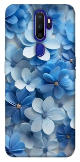 Чехол на Oppo A5 (2020) / Oppo A9 (2020) Синие цветы фото 1 из 1