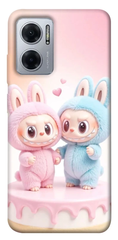 Чохол на Xiaomi Redmi Note 11E Labubu Twins фото 1 з 1