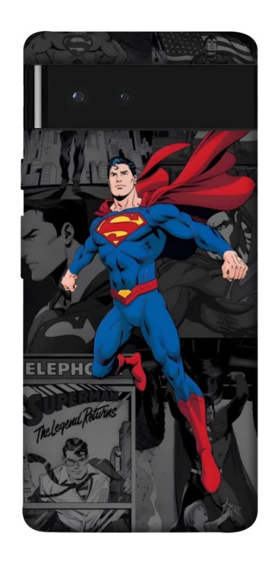 Чехол на Google Pixel 6 superman comics фото 1 из 1