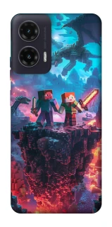 Чохол на Motorola Moto G35 Minecraft v3 фото 1 з 1