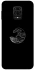 Чохол на Xiaomi Redmi Note 9s / Note 9 Pro / Note 9 Pro Max Black tsunami фото 1 з 1