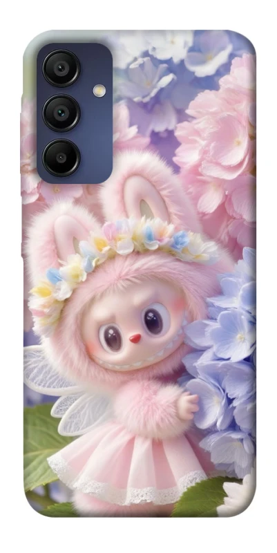 Чохол на Samsung Galaxy A15 4G/5G Labubu & Flowers ver.1 фото 1 з 1